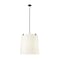 Z-Lite Weston Pendant, 6-Light, 24 In.W x 24 In.H, Matte Black/Cream 3502P24-MB - alternate 7